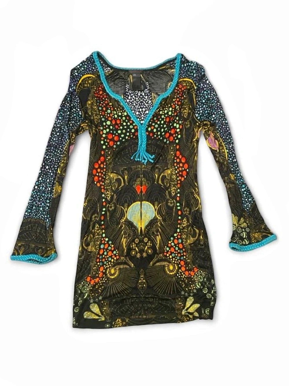 Custo Barcelona Abstract Print Mini Dress Like New